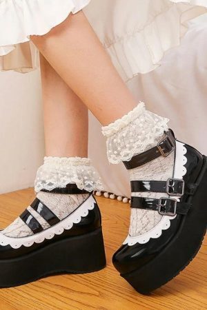 Coquette Platform Mary Jane Shoes