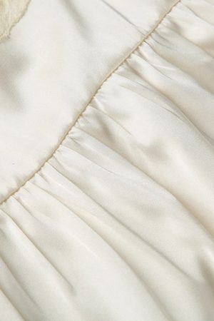 Coquette Split Front Lace Top