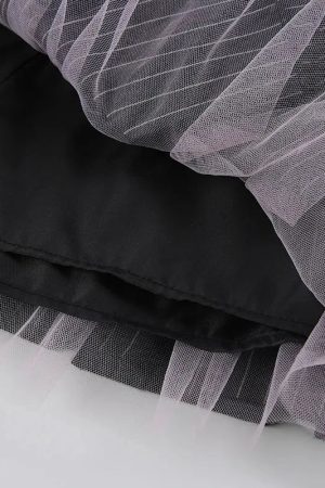 Coquette Striped Mini Skirt