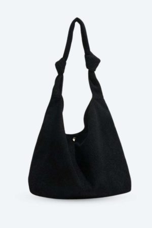 Corduroy Hobo Shoulder Bag