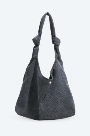 Corduroy Hobo Shoulder Bag