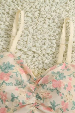 Cottagecore Floral Crop Top