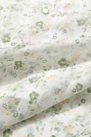 Cottagecore Floral Midi Dress