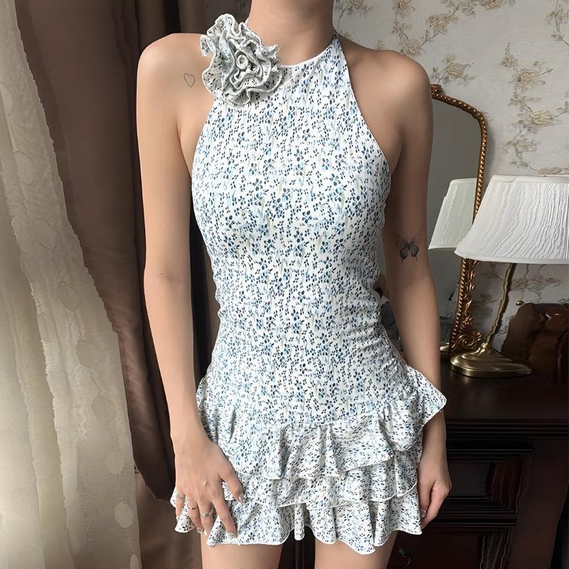 Cottagecore Floral Ruffled Mini Dress Cottagecore Floral Ruffled Mini Dress