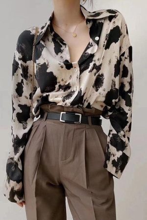 Cow Print Shirt