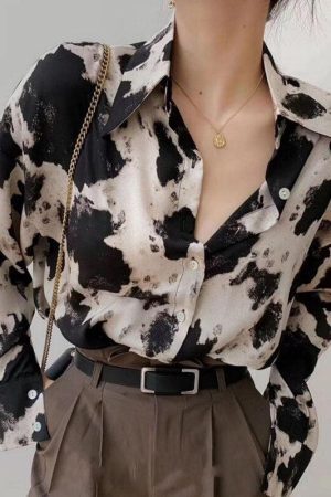 Cow Print Shirt