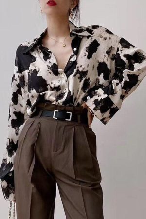 Cow Print Shirt