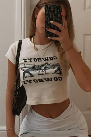 Cowboys Crop Tee