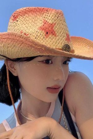 Cowgirl Adjustable Woven Straw Hat