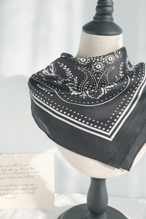 Cowgirl Satin Paisley Bandana