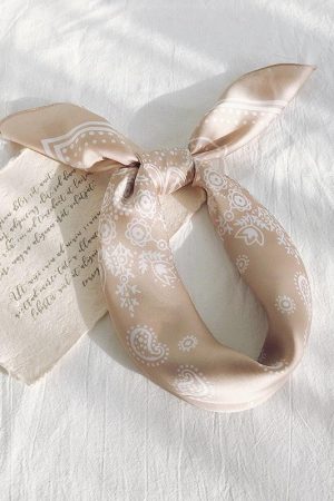 Cowgirl Satin Paisley Bandana