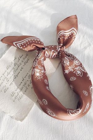 Cowgirl Satin Paisley Bandana