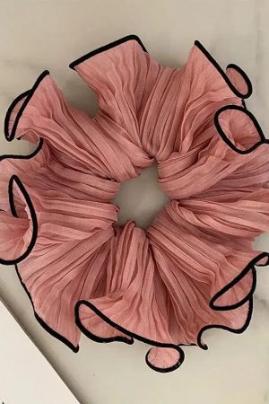 Crinkle Chiffon Scrunchies
