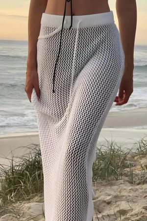 Crochet Beach Maxi Skirt