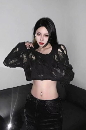 Crochet Crop Sweater