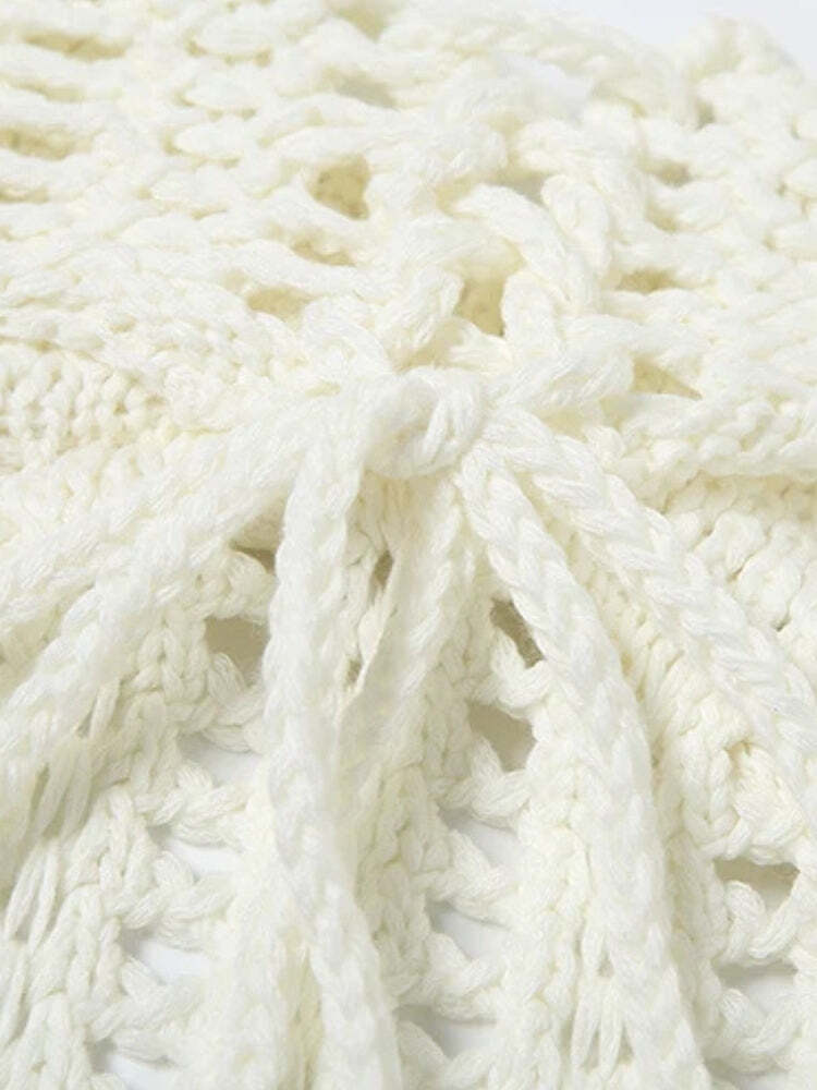 Crochet Crop Top & Maxi Skirt Two Piece Set Crochet Crop Top & Maxi Skirt Two Piece Set