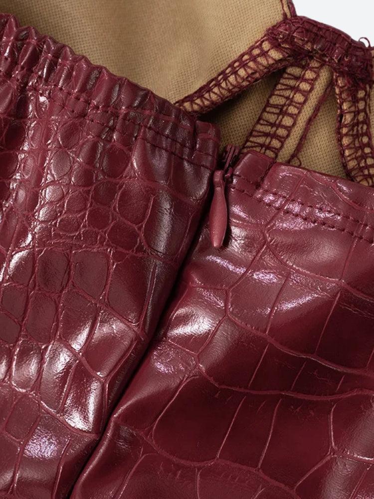 Crocodile Mini Dress Crocodile Mini Dress