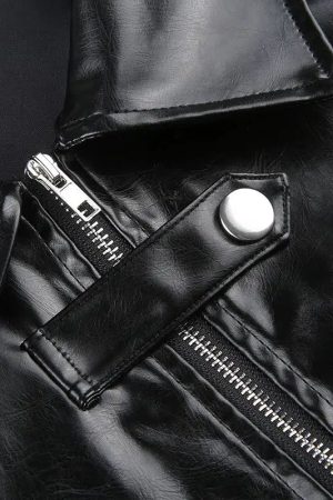 Cropped Biker Jacket