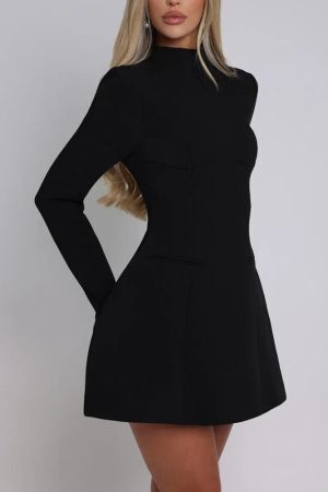 Cut Out Open Back Mini Dress