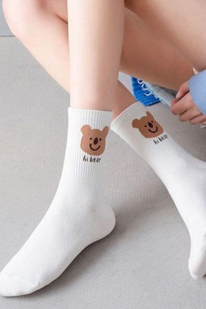Cute Kawaii Patterned Socks 5 Pairs