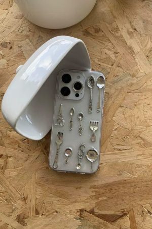 Cutlery Set Clear Phone Case