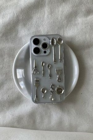 Cutlery Set Clear Phone Case