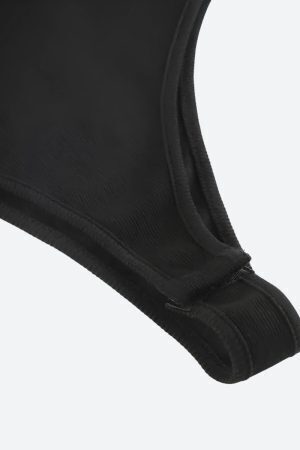 Cyberpunk Cut Out Corduroy Bodysuit