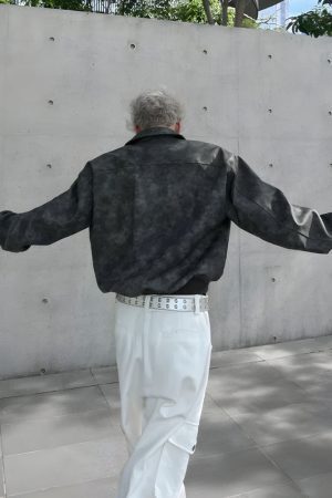 Cyberpunk Faux Leather Jacket