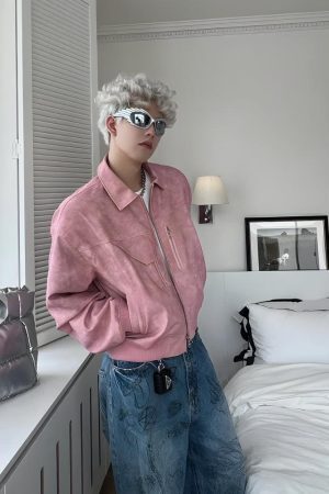 Cyberpunk Faux Leather Jacket