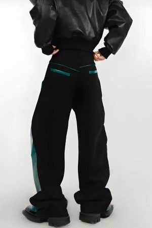 Cyberpunk Faux Leather Pants