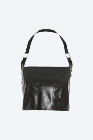 Cyberpunk Halter Neck Crop Top