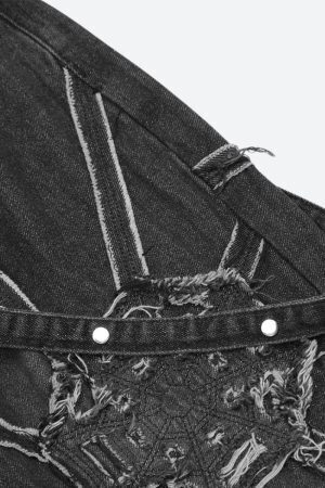 Cyberpunk Patchwork Jeans