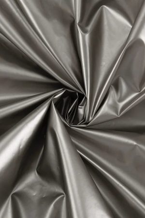 Cyberpunk Ruched Parachute Maxi Skirt