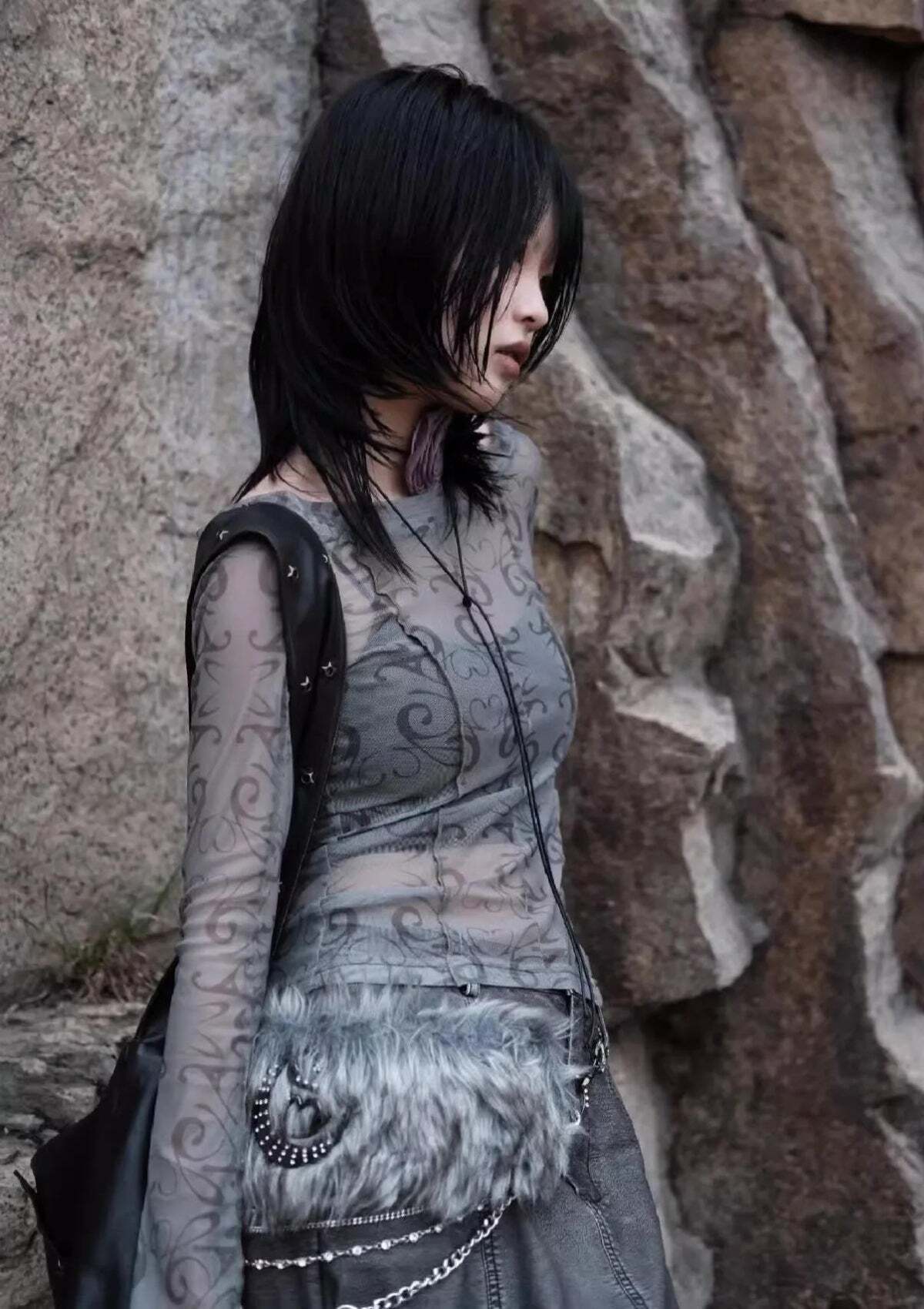 Cyberpunk Sheer Top Cyberpunk Sheer Top