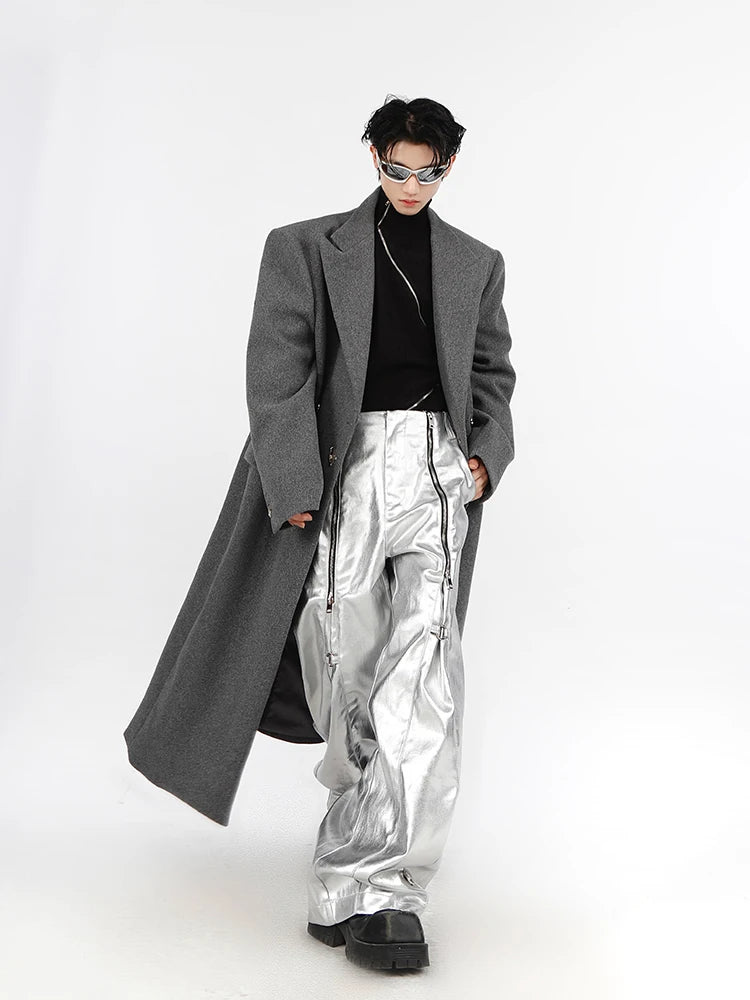 Cyberpunk Zip-Up Parachute Pants Cyberpunk Zip-Up Parachute Pants