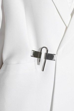 Dark Academia Buckle Up Blazer