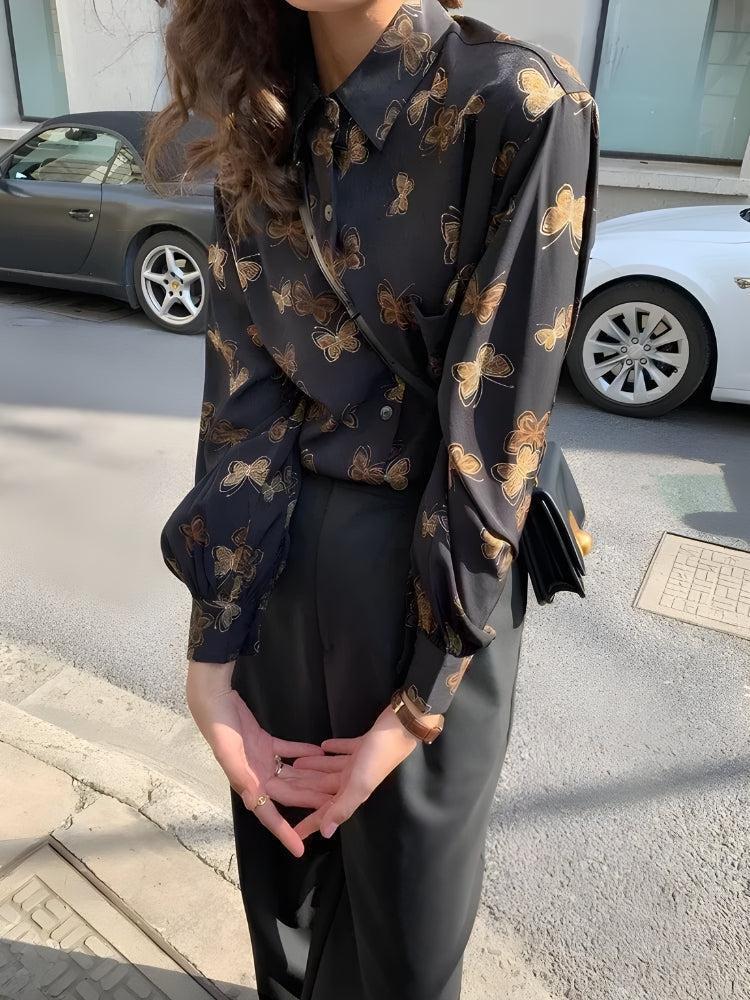 Dark Academia Butterfly Shirt Dark Academia Butterfly Shirt