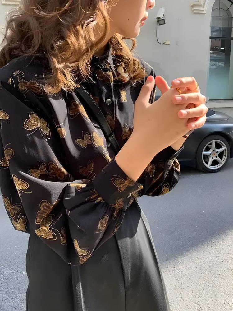 Dark Academia Butterfly Shirt Dark Academia Butterfly Shirt