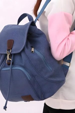Dark Academia Canvas Backpack