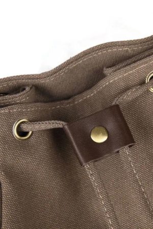 Dark Academia Canvas Backpack