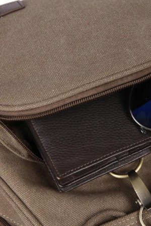 Dark Academia Canvas Backpack