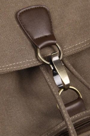 Dark Academia Canvas Backpack