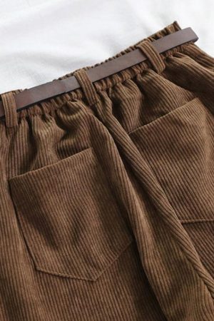 Dark Academia Corduroy Pants