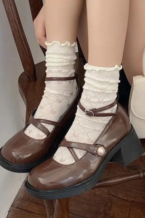 Dark Academia Mary Jane Shoes