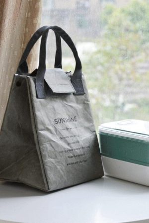 Dark Academia Paper Look Handbag