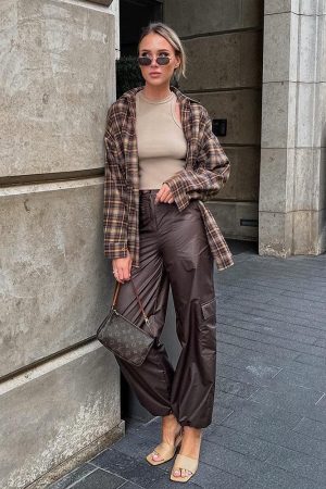 Dark Academia Plaid Shirt