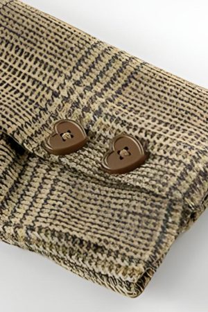 Dark Academia Plaid Two Piece Set