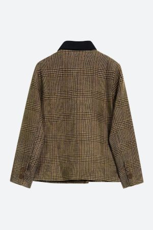 Dark Academia Plaid Two Piece Set