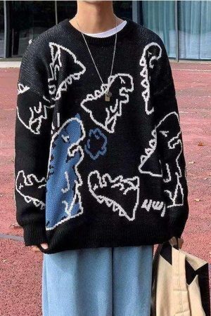 Dinosaur Knitted Sweater
