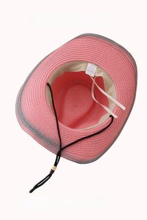 Disco Cowgirl Adjustable Star Printed Hat